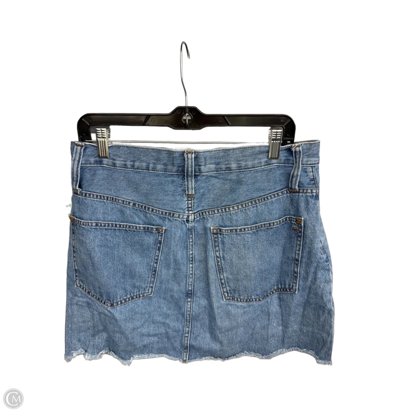 Skirt Mini & Short By Madewell In Blue Denim, Size: 10