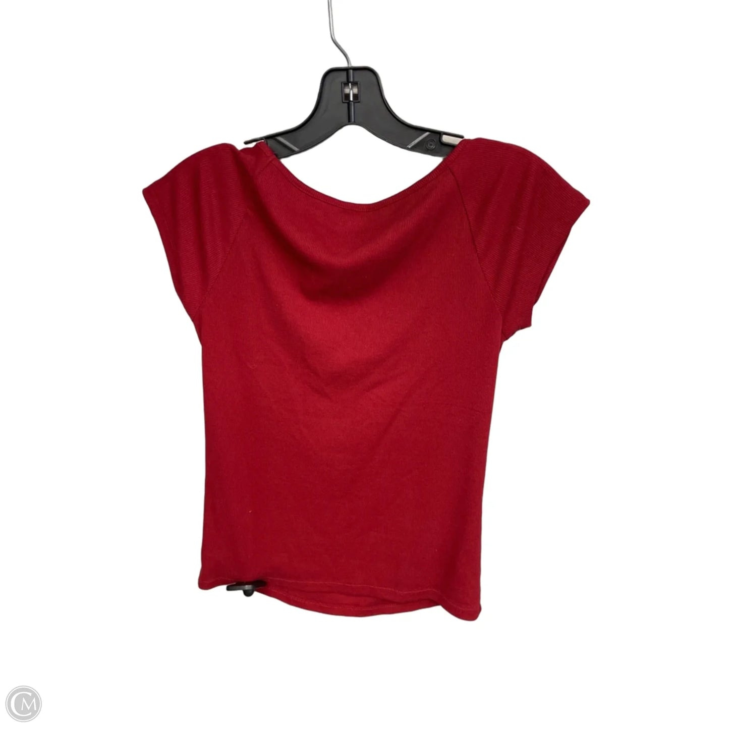 Top Short Sleeve Basic By Old Navy In Red, Size: M