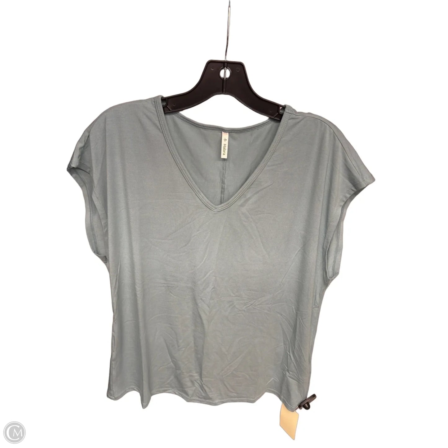 Top Short Sleeve By Halara In Blue, Size: M