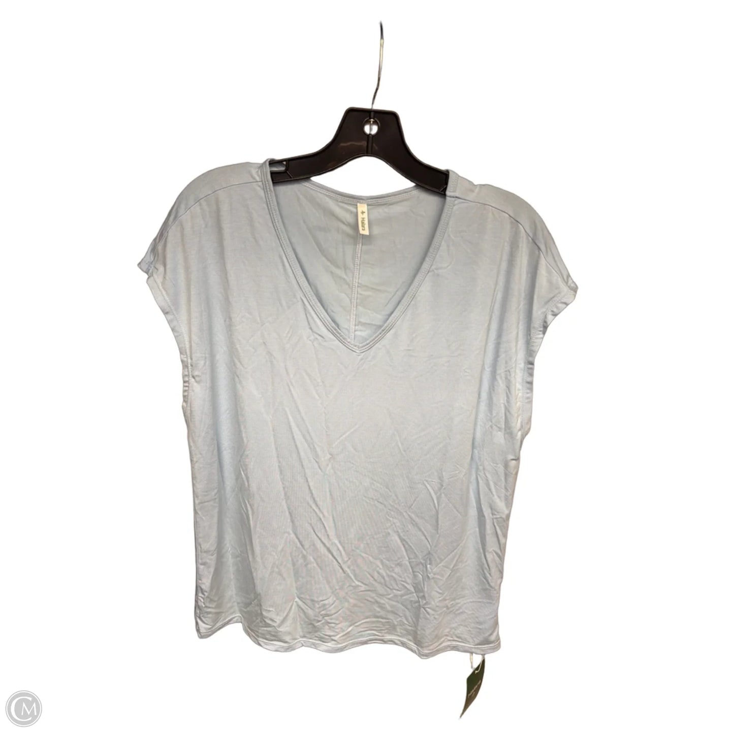 Top Short Sleeve By Halara In Blue, Size: M