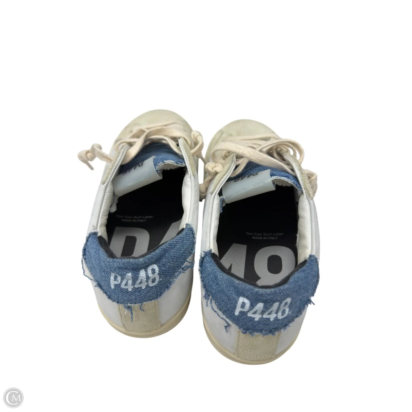 Shoes Sneakers By P448 In Blue & White, Size: 8