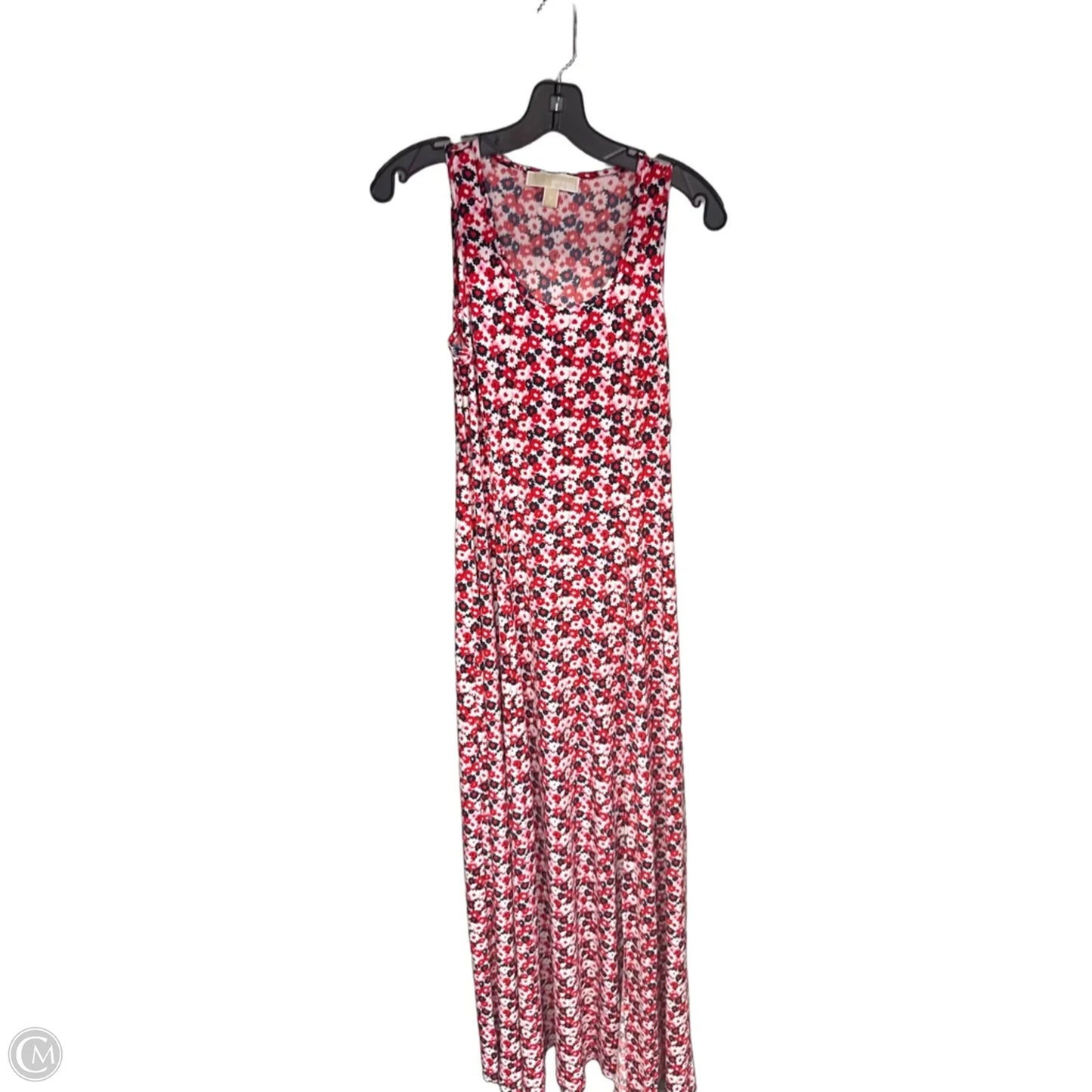 Dress Casual Maxi By Michael By Michael Kors In Red & White, Size: M