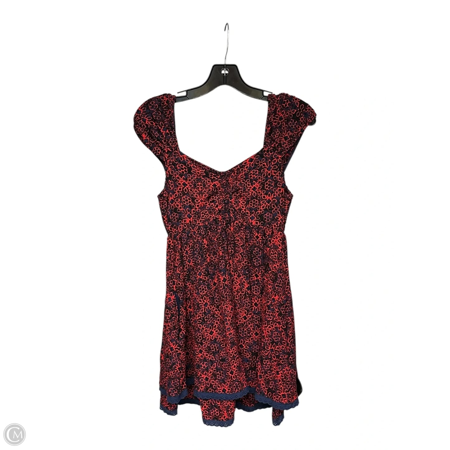 Dress Casual Short By Free People In Blue & Red, Size: S