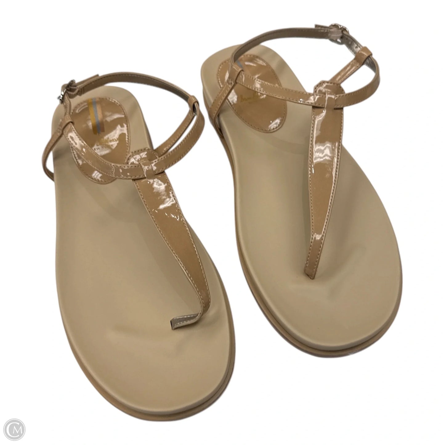 Sandals Flats By Sam Edelman In Tan, Size: 10