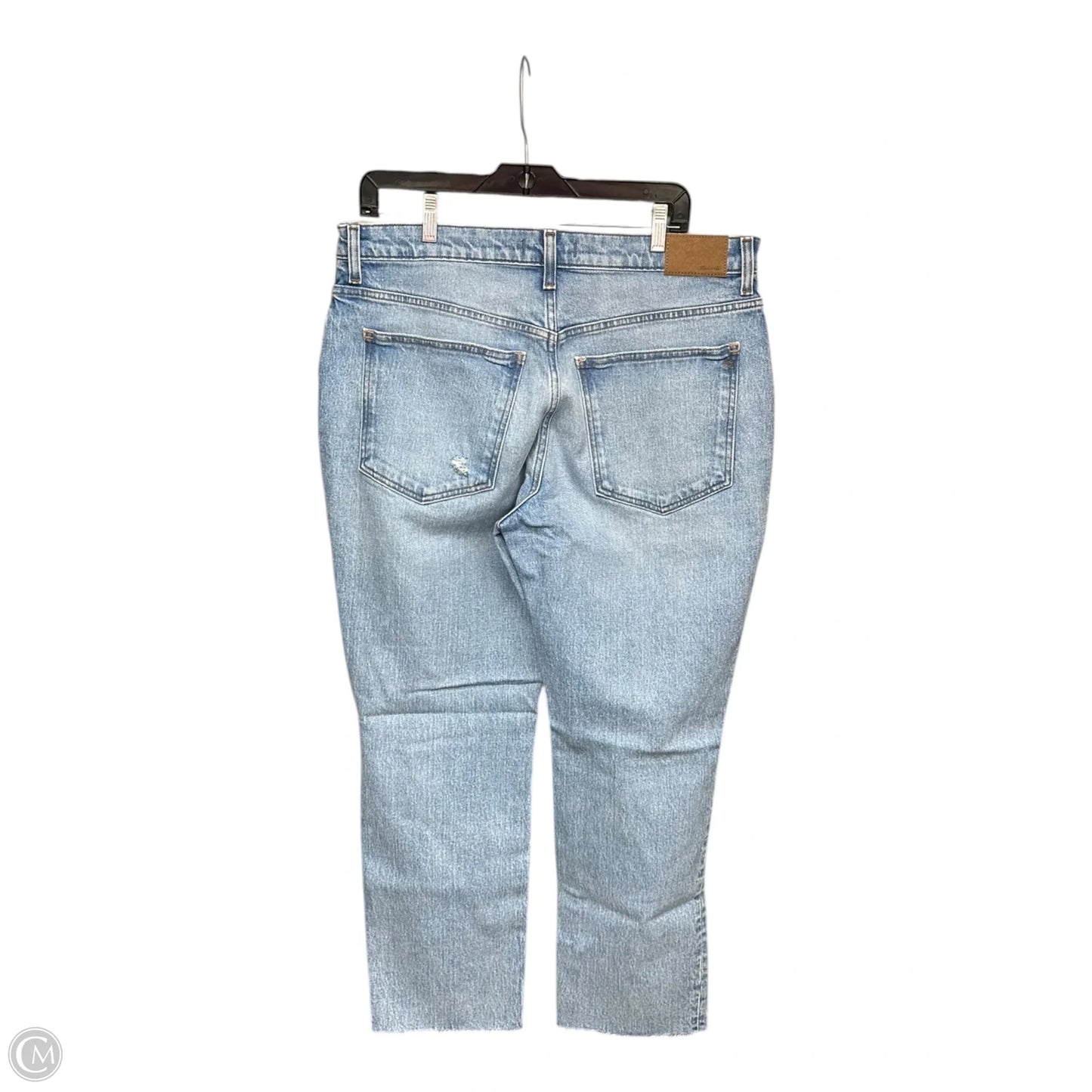 Jeans Straight By Madewell In Blue Denim, Size: 14p
