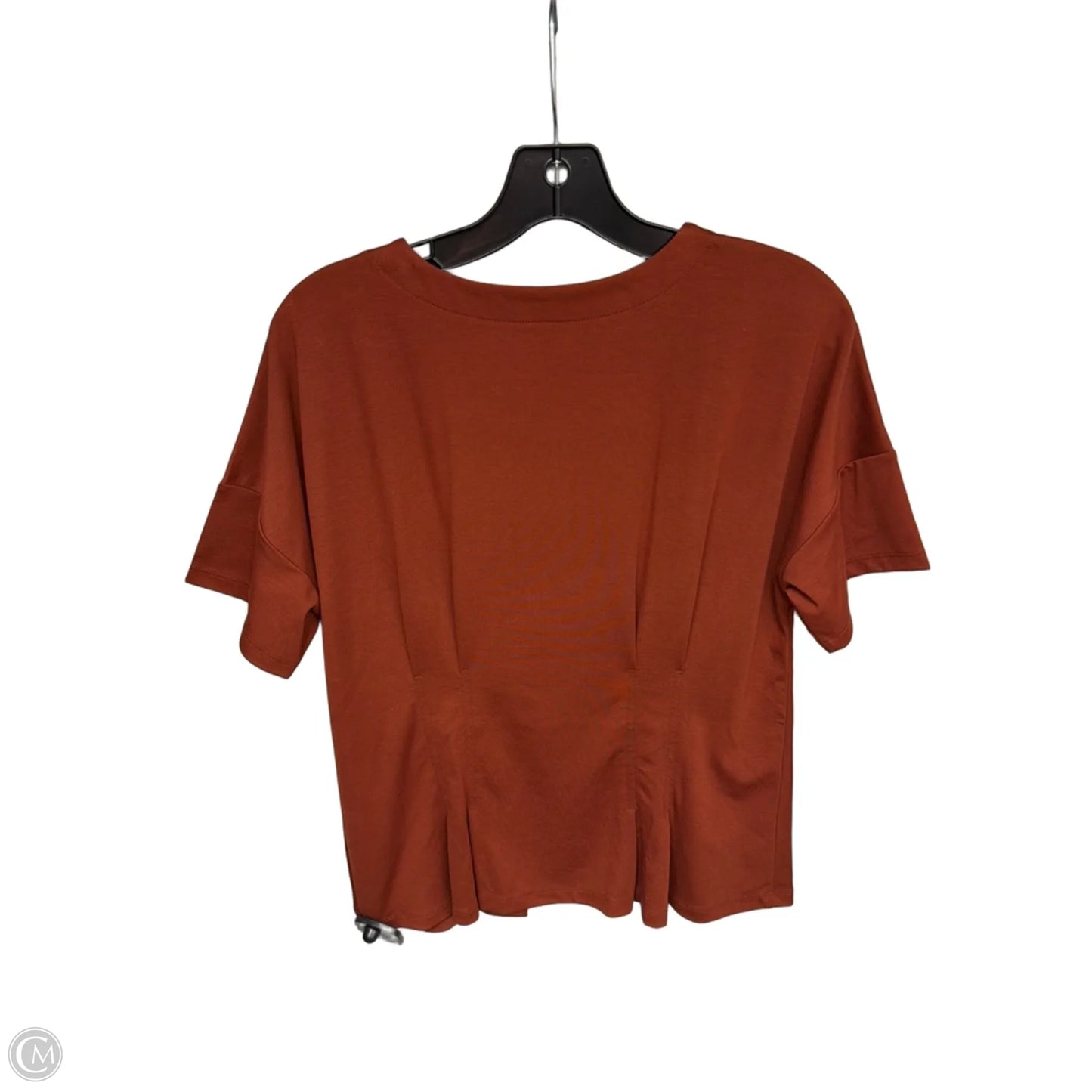 Top Short Sleeve By Banana Republic In Orange, Size: M