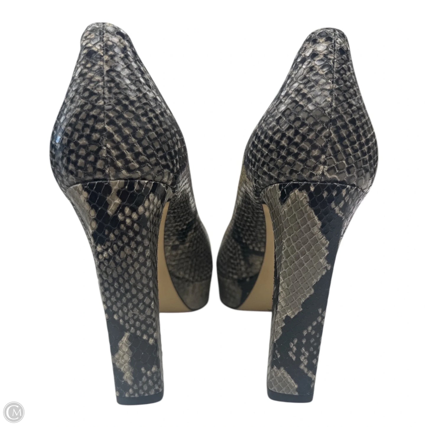 Shoes Designer By Diane Von Furstenberg In Snakeskin Print, Size: 11