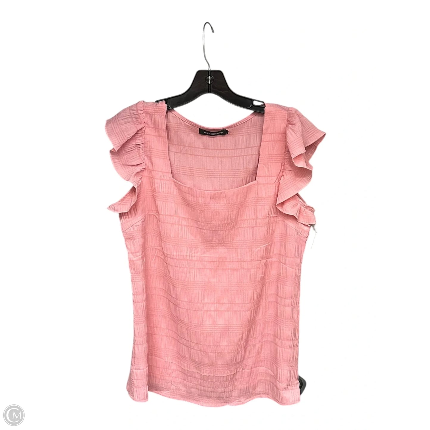 Top Short Sleeve By Merokeety In Pink, Size: S