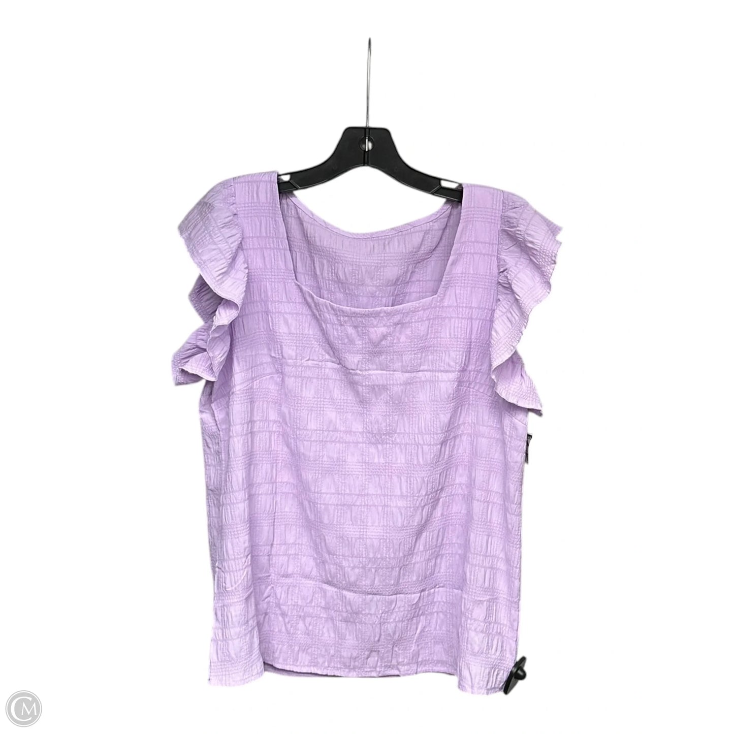 Top Short Sleeve By Clothes Mentor In Purple, Size: S