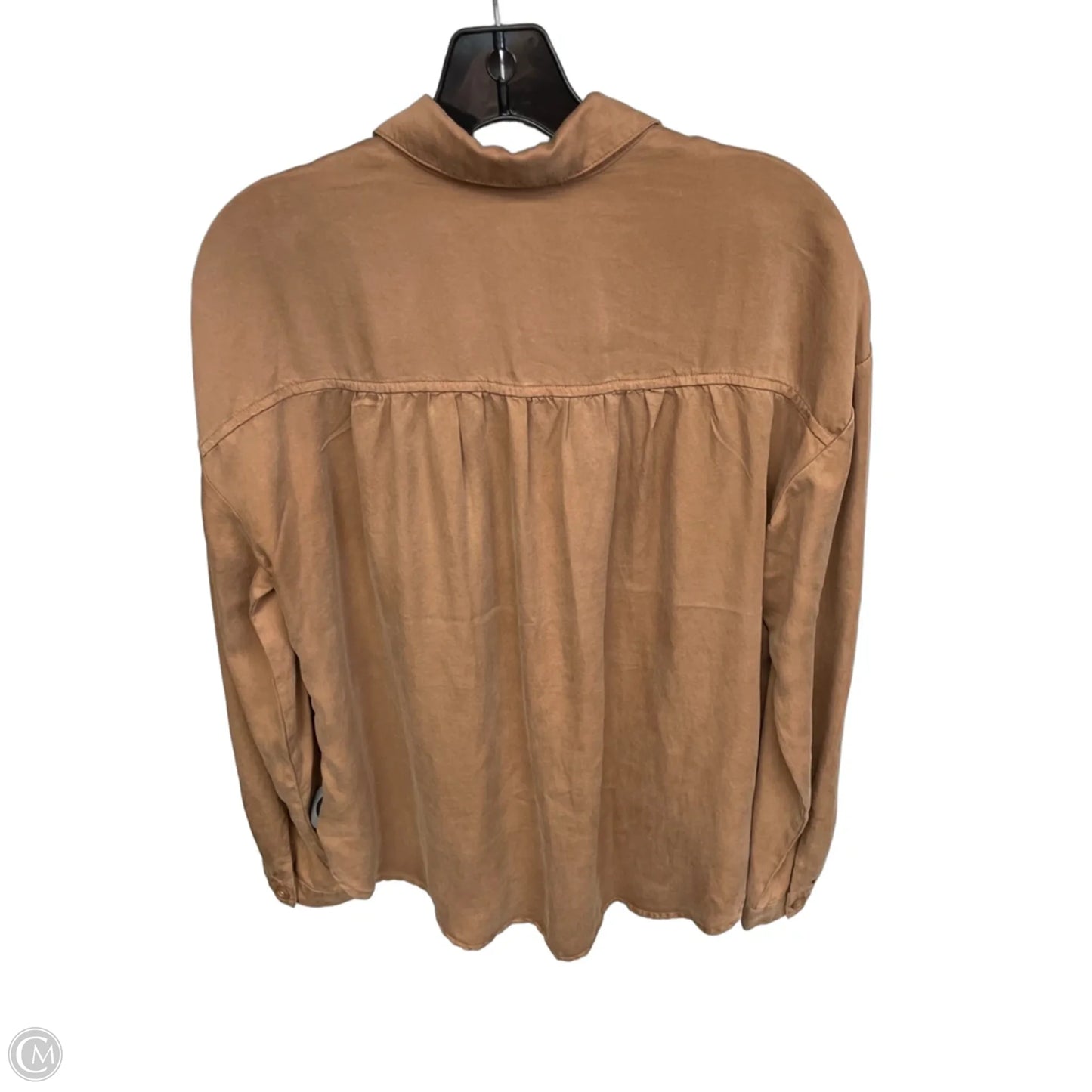 Top Long Sleeve By Cloth & Stone In Camouflage Print, Size: S