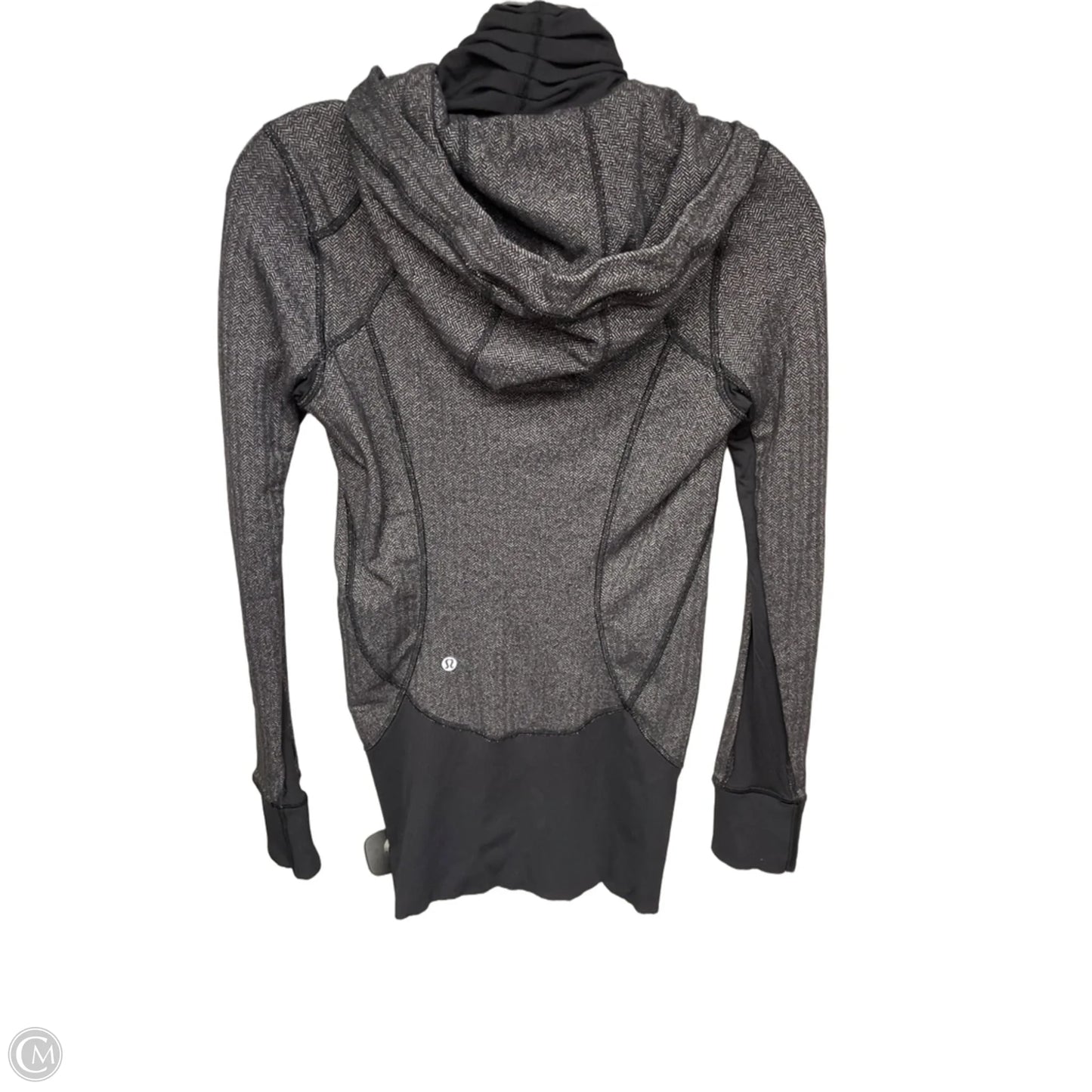 Athletic Sweatshirt Hoodie By Lululemon In Black, Size: Xs