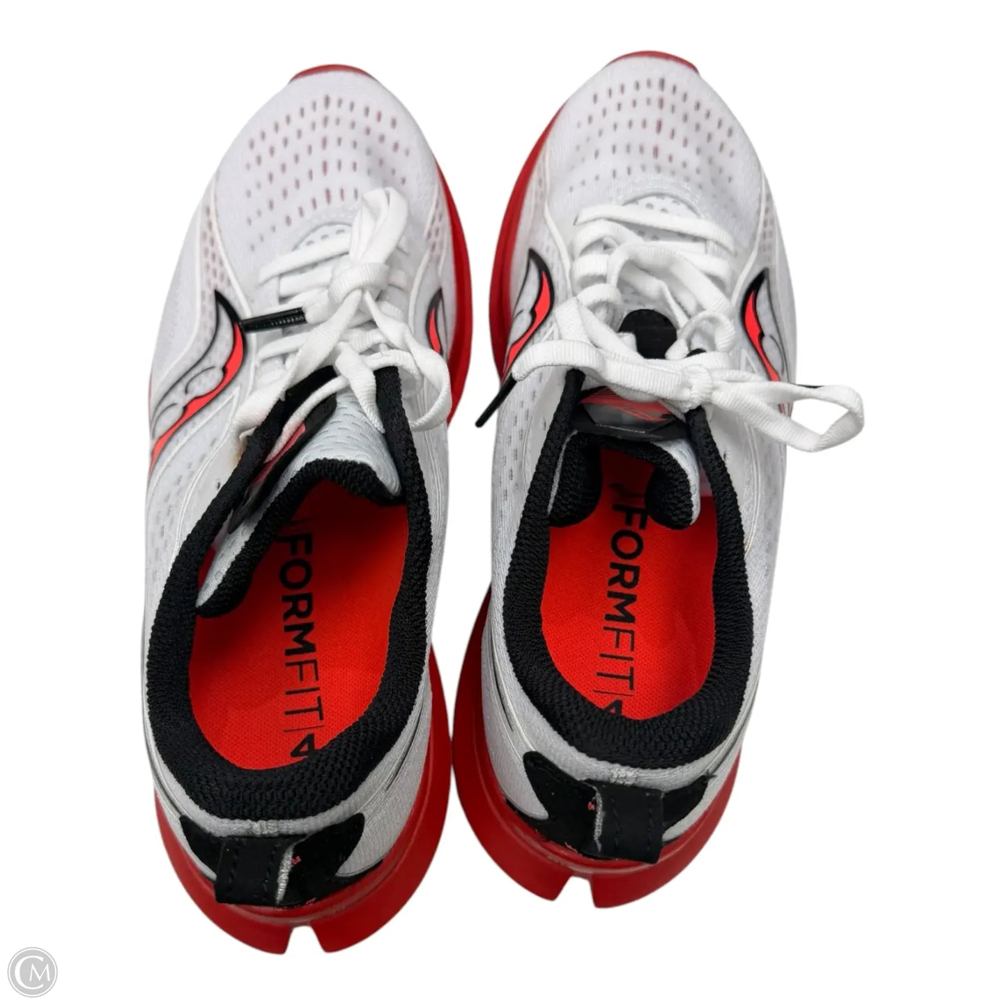 Shoes Athletic By Saucony In Red & White, Size: 9.5