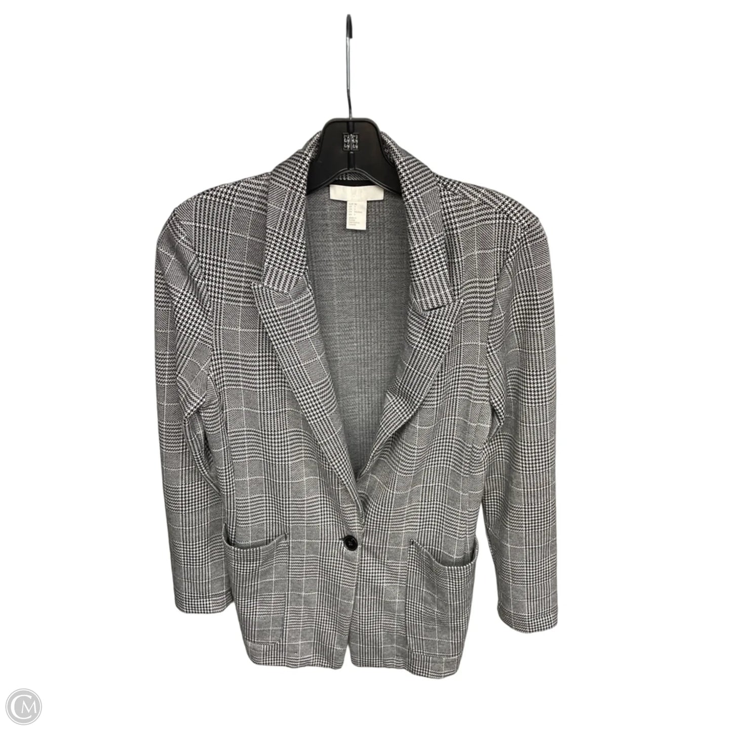 Blazer By H&m In Black & White, Size: 4