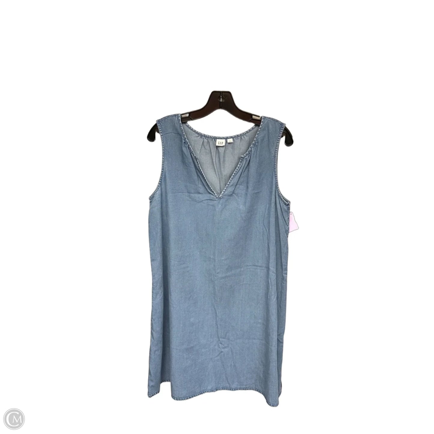Dress Casual Short By Gap In Blue Denim, Size: L