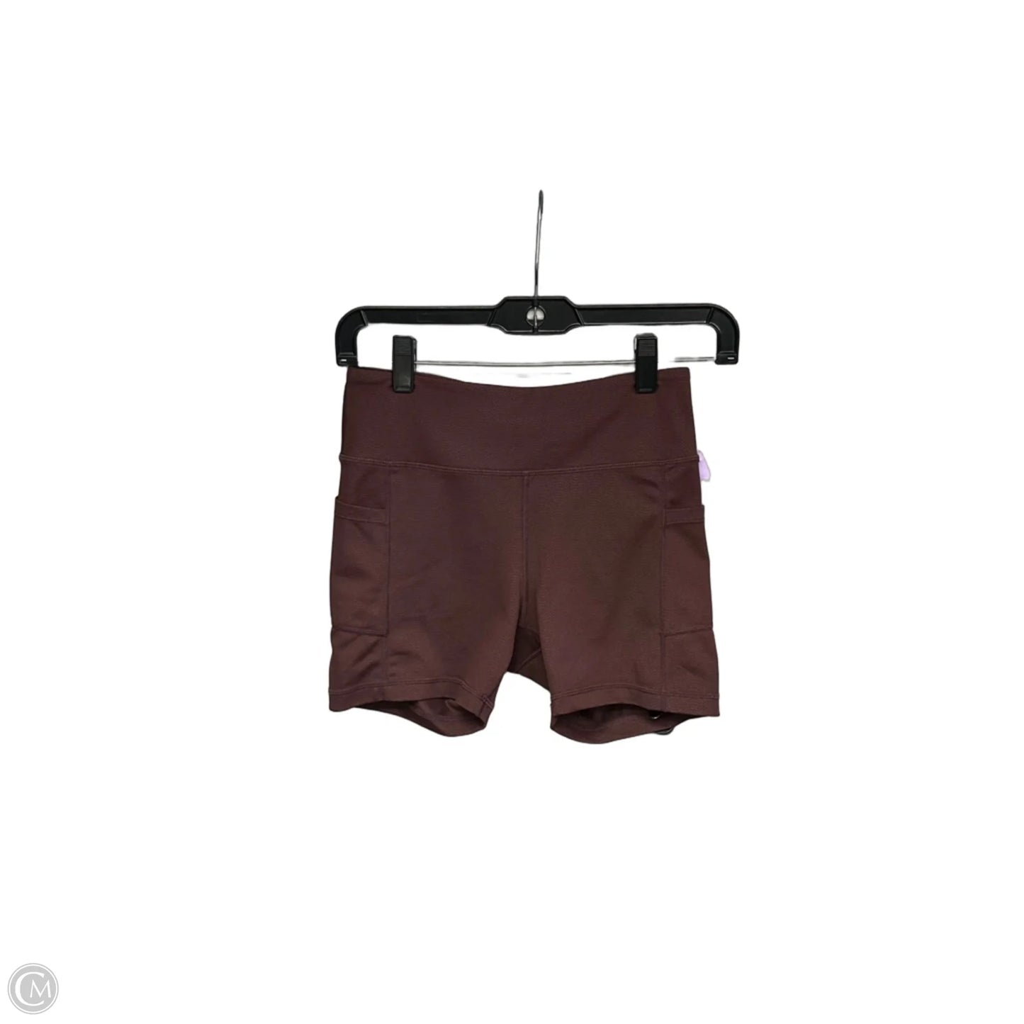 Athletic Shorts By Zyia In Brown, Size: S