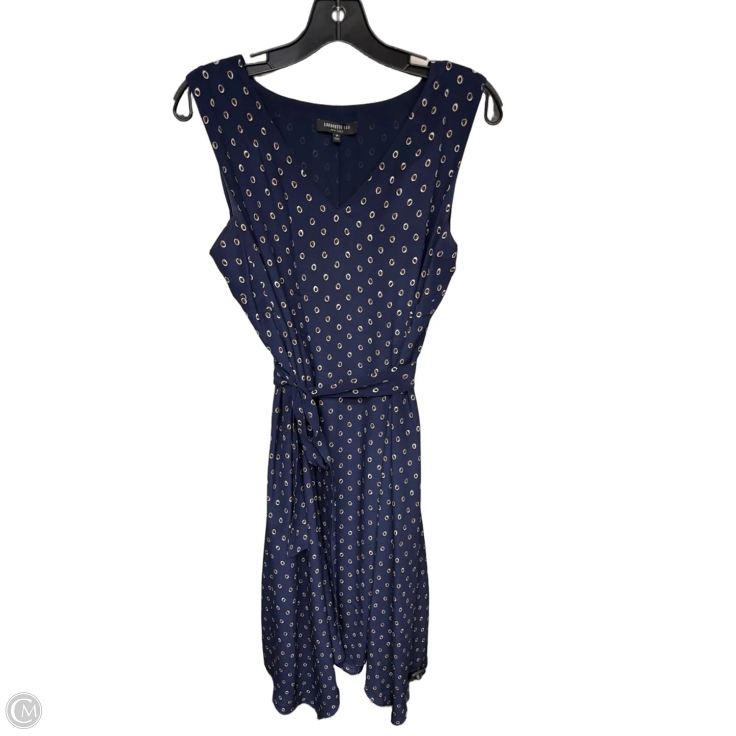 Dress Designer By Lafayette 148 In Navy, Size: M