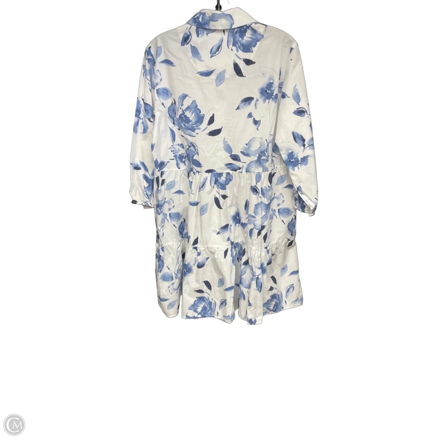 Dress Casual Short By Velvet Heart In Blue & White, Size: S