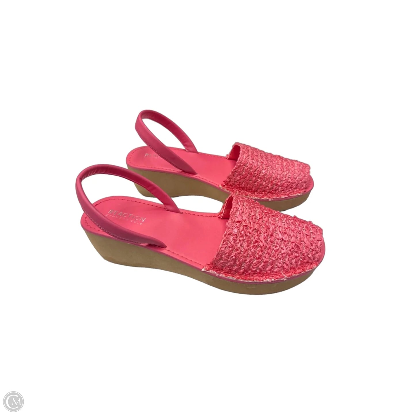 Sandals Heels Wedge By Kenneth Cole In Pink, Size: 8.5