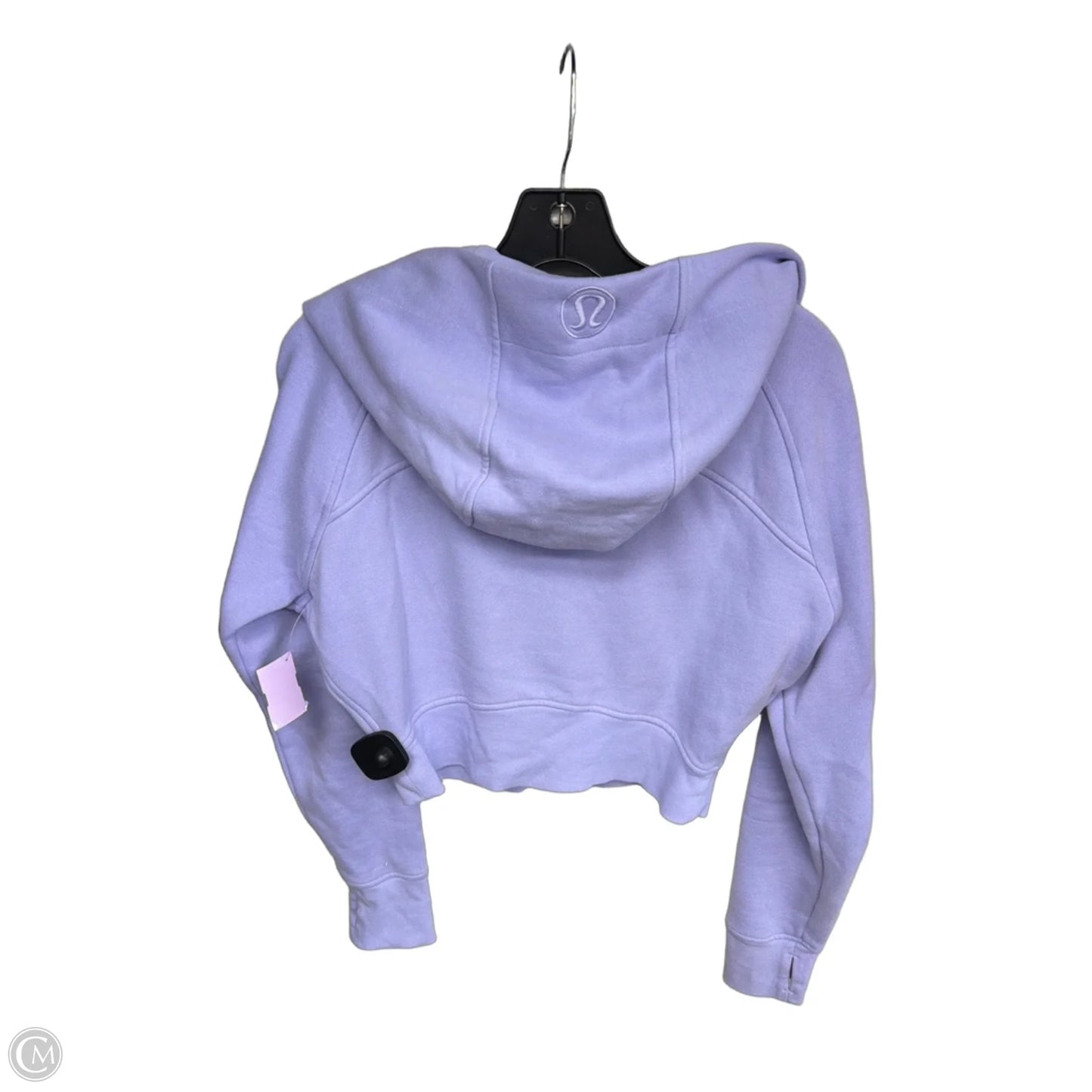 Athletic Sweatshirt Hoodie By Lululemon In Purple, Size: 8