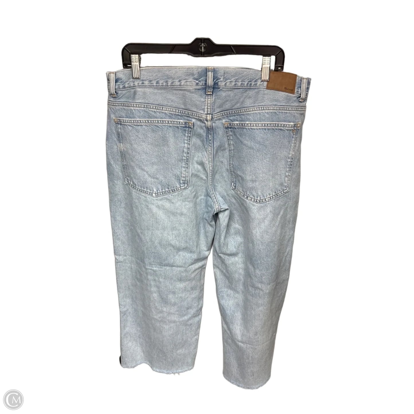Jeans Straight By Madewell In Blue Denim, Size: 12