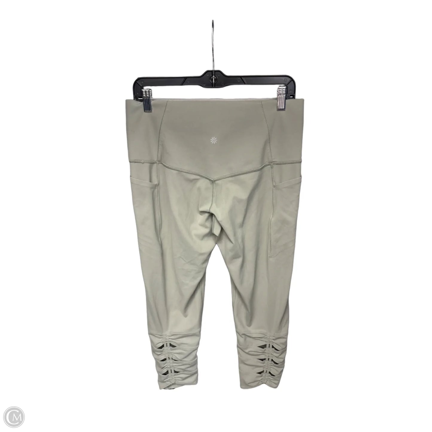 Athletic Capris By Athleta In Green, Size: 1x