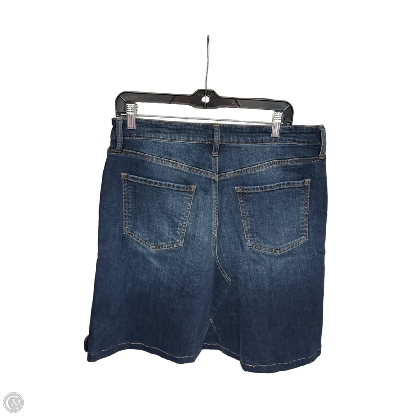 Skirt Mini & Short By Kut In Blue Denim, Size: 12