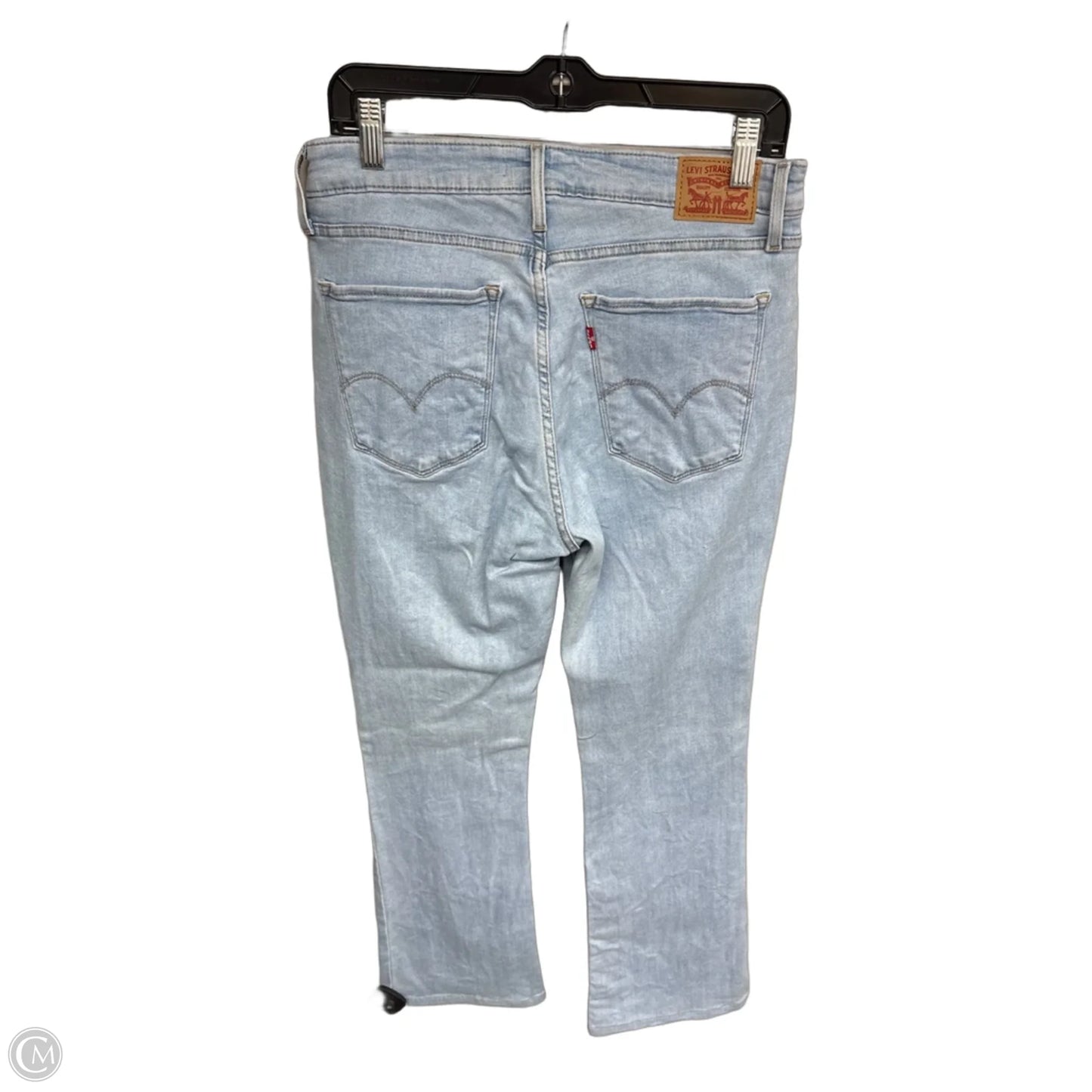Jeans Boot Cut By Levis In Blue Denim, Size: 12