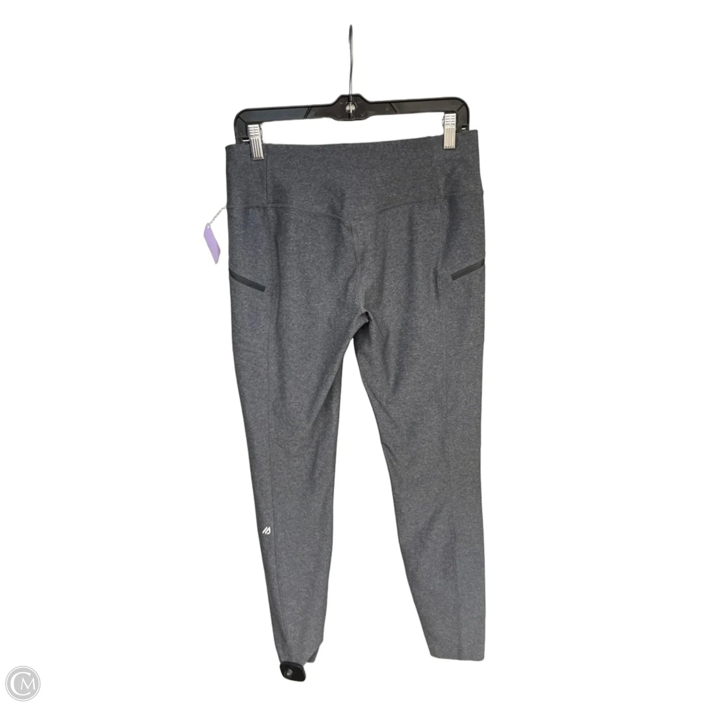 Athletic Leggings By Eddie Bauer In Grey, Size: M