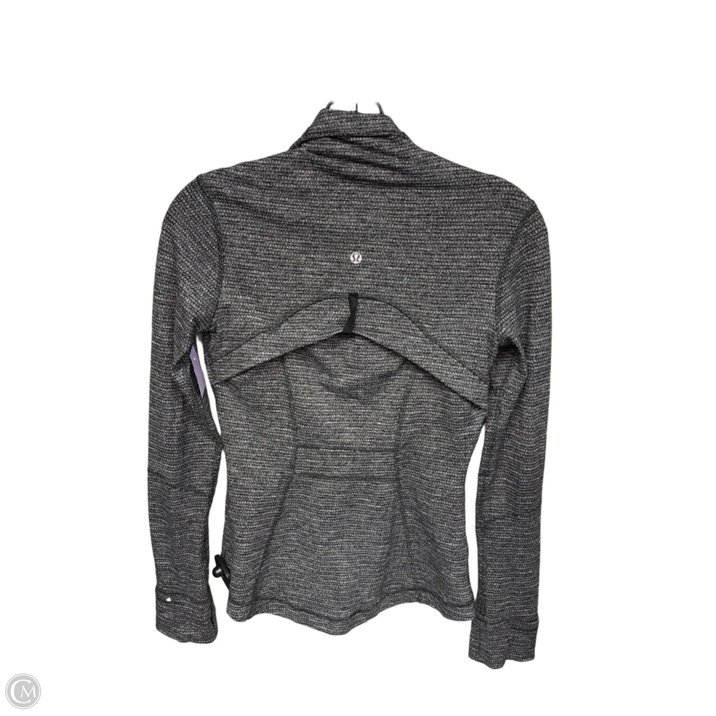 Athletic Jacket By Lululemon In Grey, Size: 4