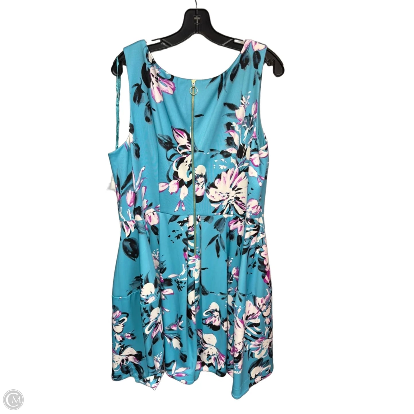 Dress Party Midi By Roz And Ali In Floral Print, Size: 20