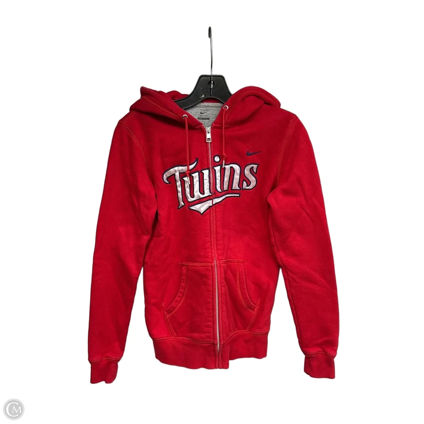 Athletic Sweatshirt Hoodie By Nike Apparel In Red, Size: M