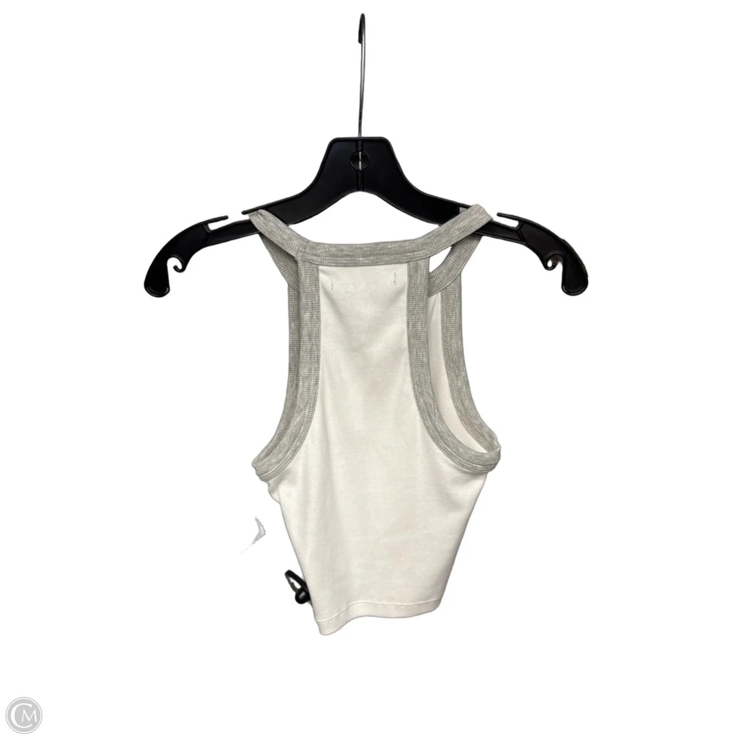 Tank Top By Abercrombie And Fitch In Grey & White, Size: Xs
