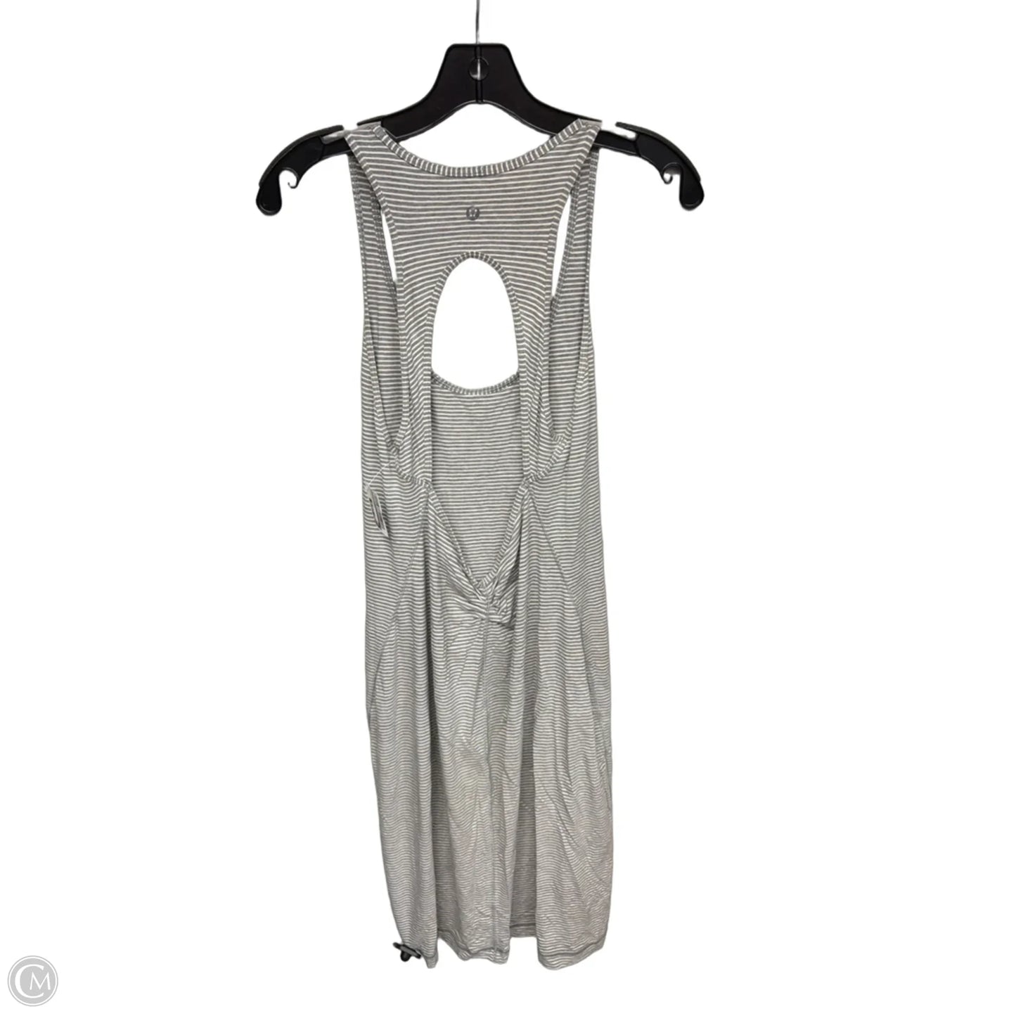 Athletic Dress By Lululemon In Grey & White, Size: S