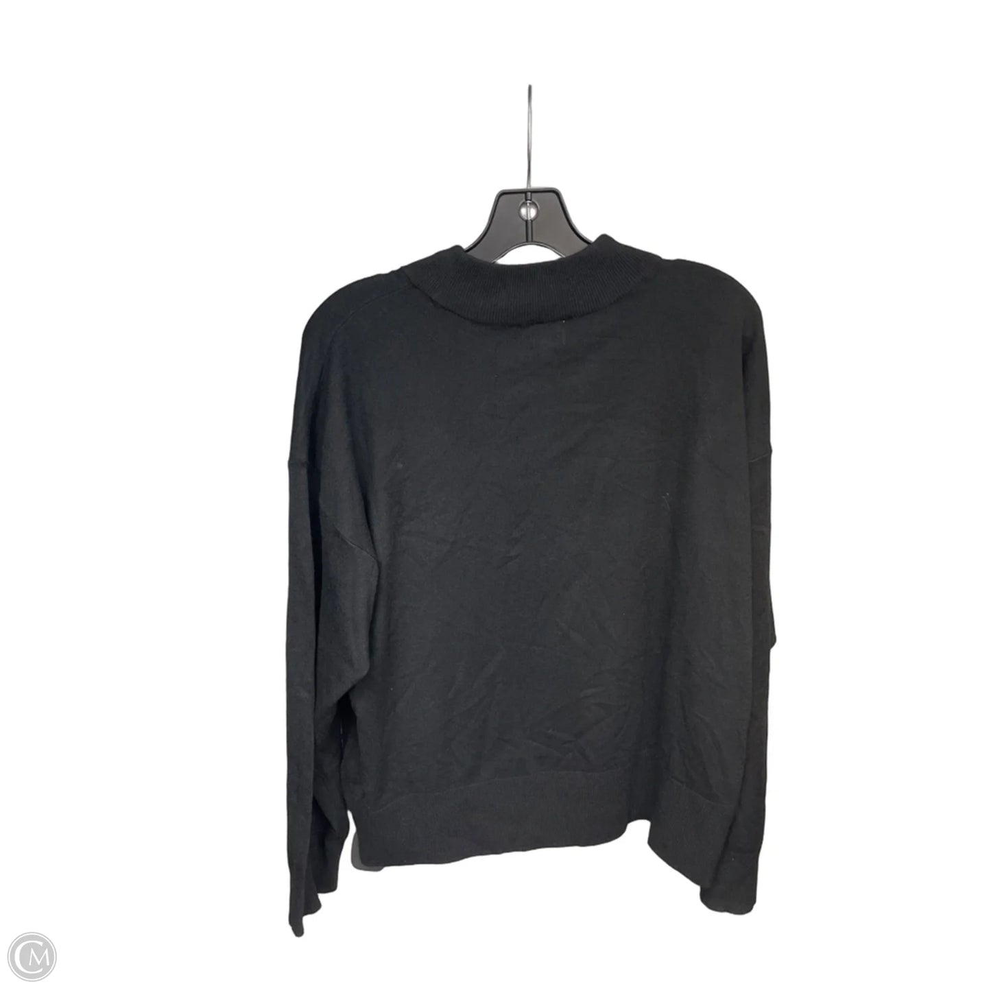 Top Long Sleeve By A New Day In Black, Size: L