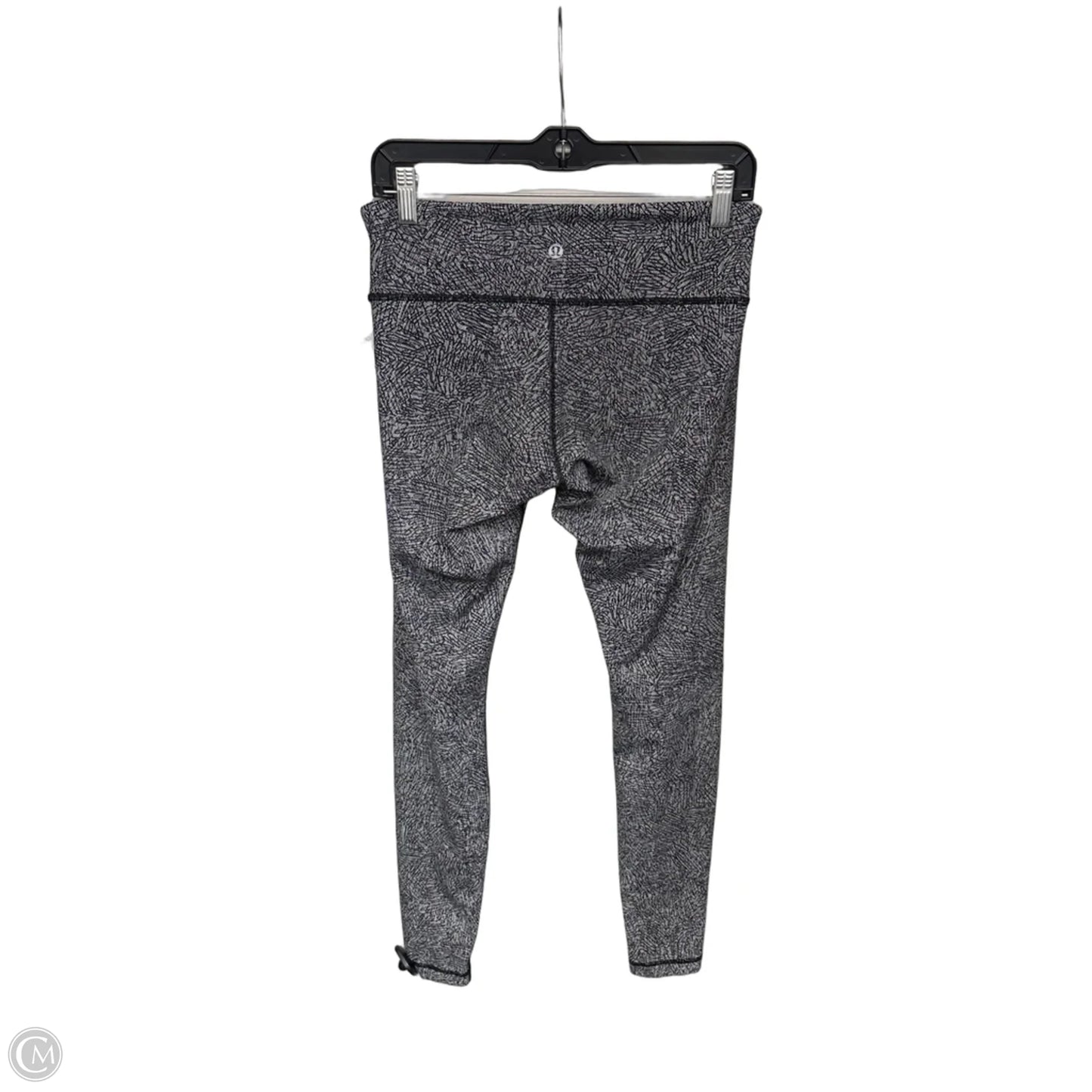Athletic Leggings By Lululemon In Black & White, Size: 8