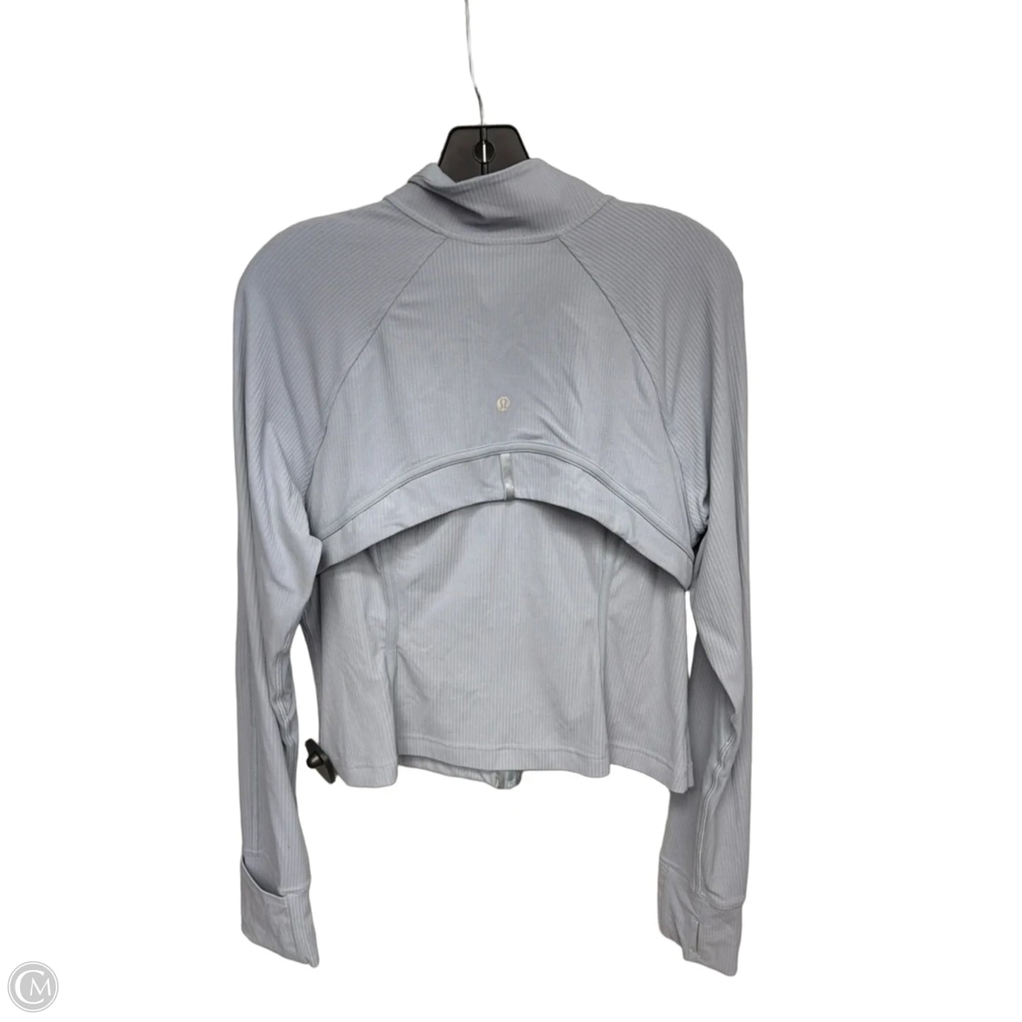 Athletic Jacket By Lululemon In Blue, Size: 14