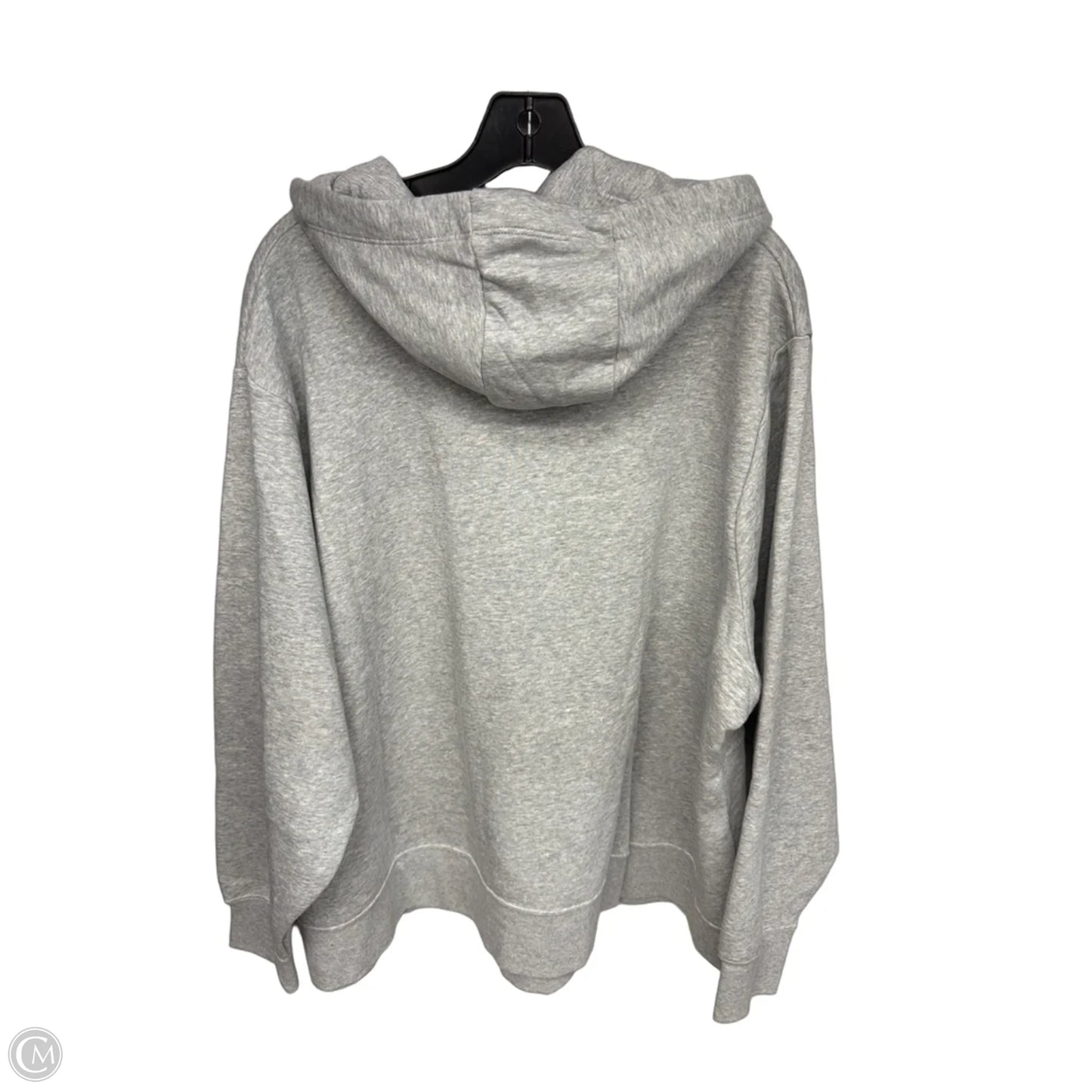 Athletic Sweatshirt Hoodie By Nike Apparel In Grey, Size: 3x