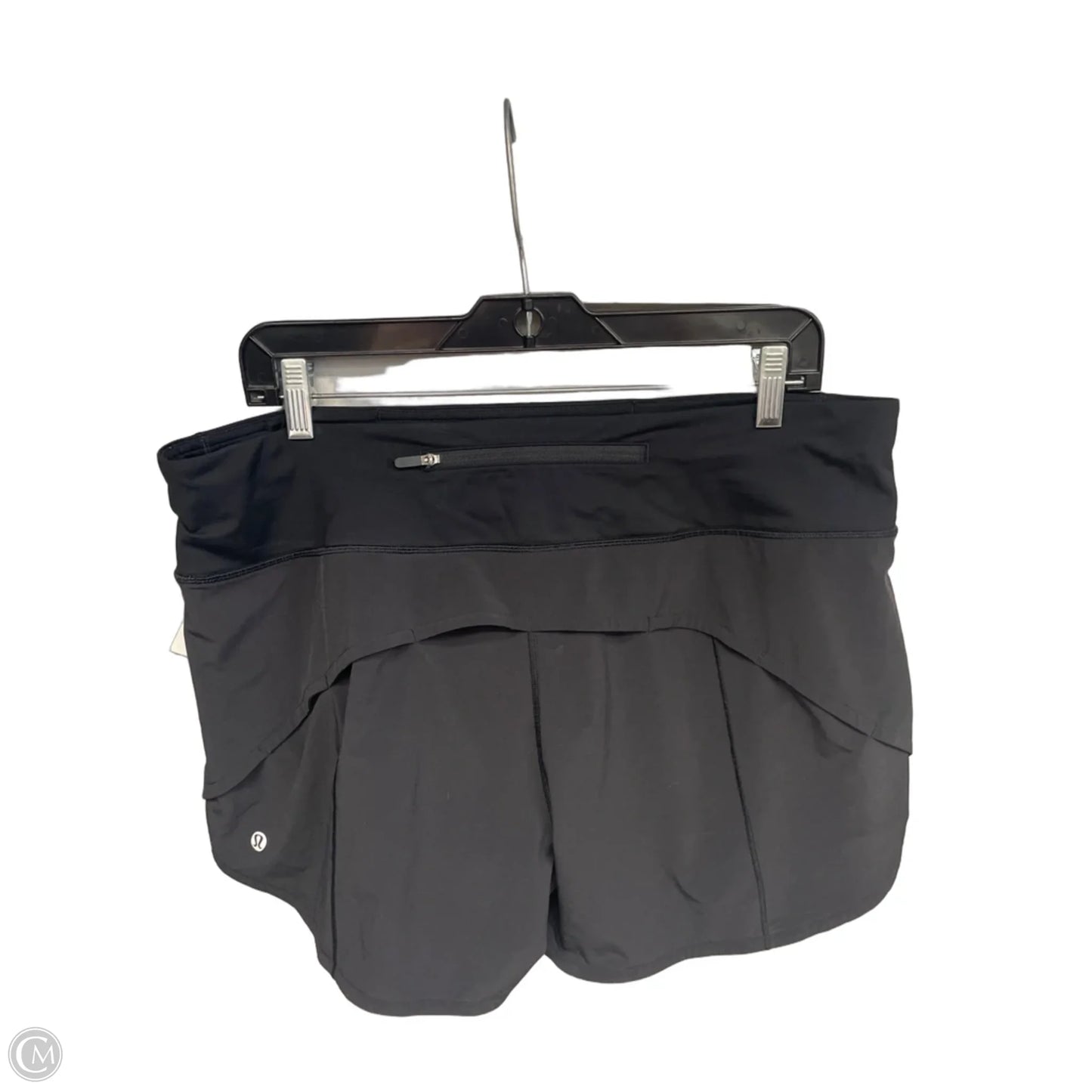 Athletic Shorts By Lululemon In Black, Size: 12l