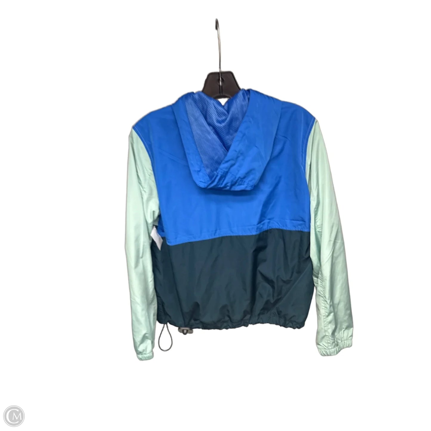 Athletic Jacket By Old Navy In Blue & Green, Size: Xs