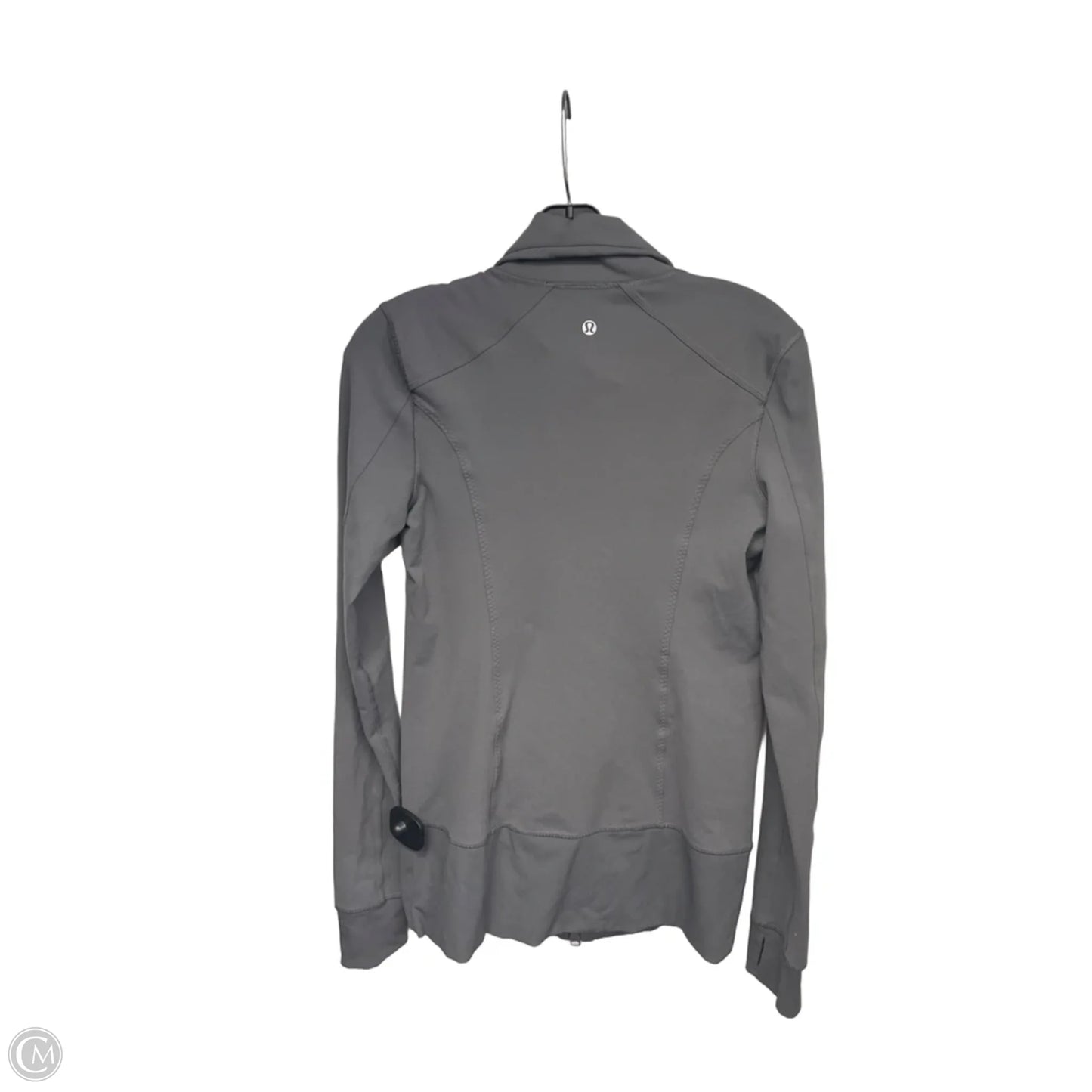 Athletic Jacket By Lululemon In Grey, Size: 8
