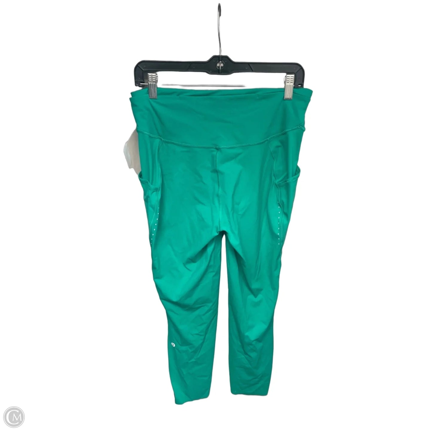 Athletic Capris By Lululemon In Green, Size: 12