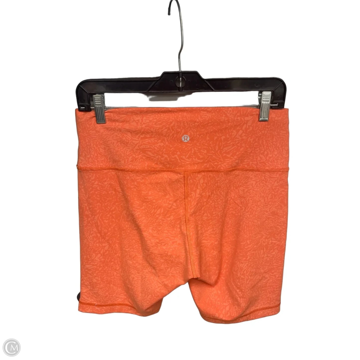 Athletic Shorts By Lululemon In Orange, Size: 12