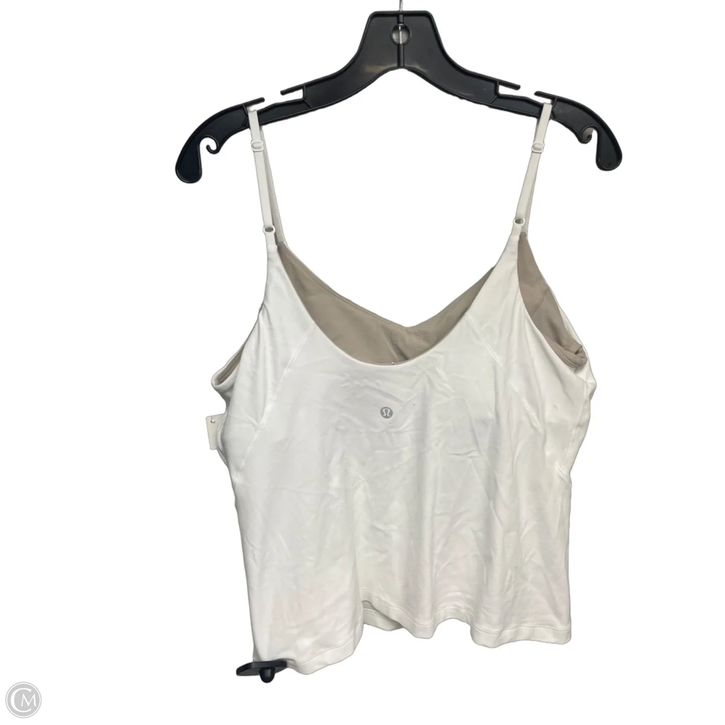 Athletic Tank Top By Lululemon In White, Size: 12