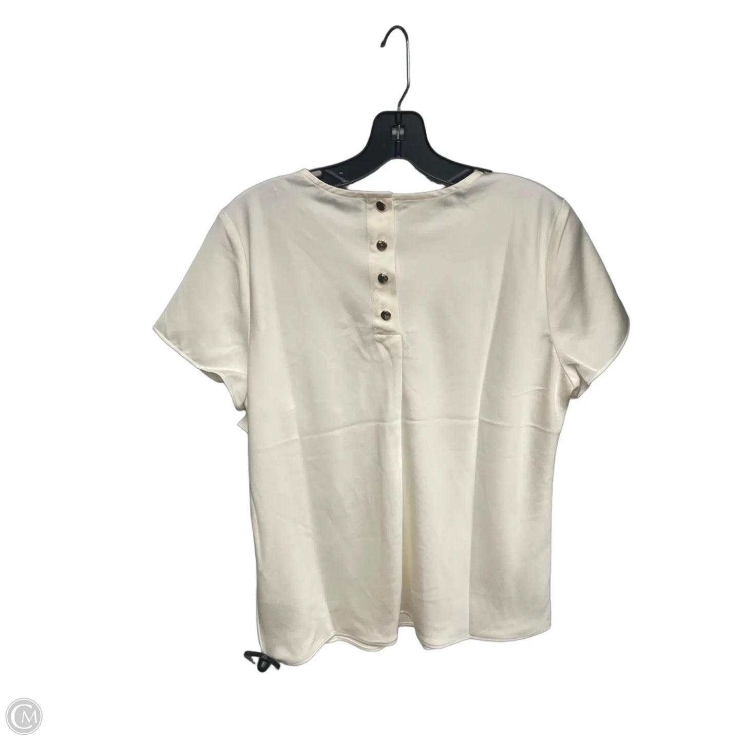 Top Short Sleeve By J. Crew In Ivory, Size: M