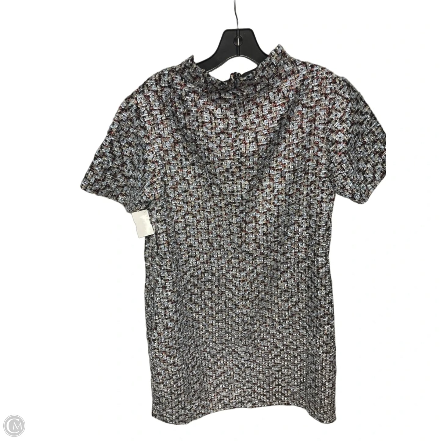 Dress Work By Clothes Mentor In Blue & Brown, Size: M