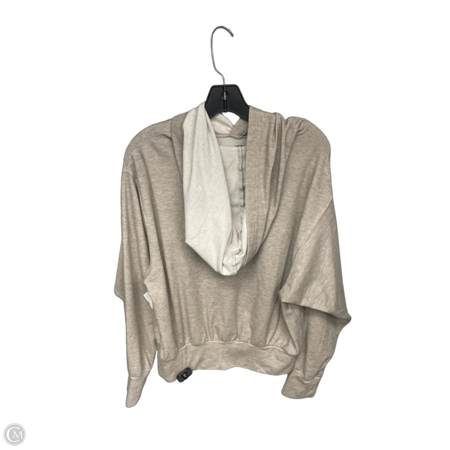 Sweatshirt Hoodie By Bobi In Brown, Size: S
