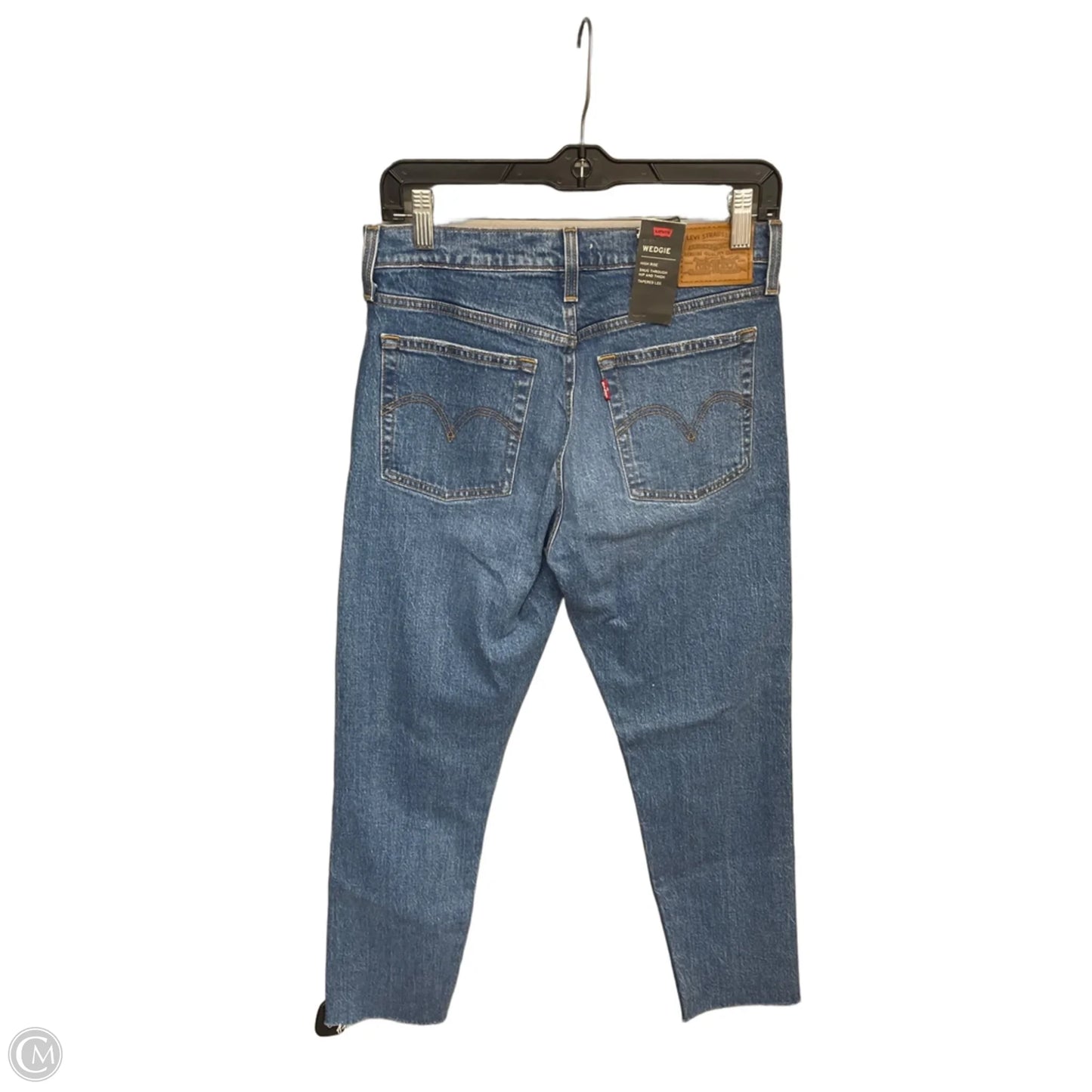 Jeans Straight By Levis In Blue Denim, Size: 6