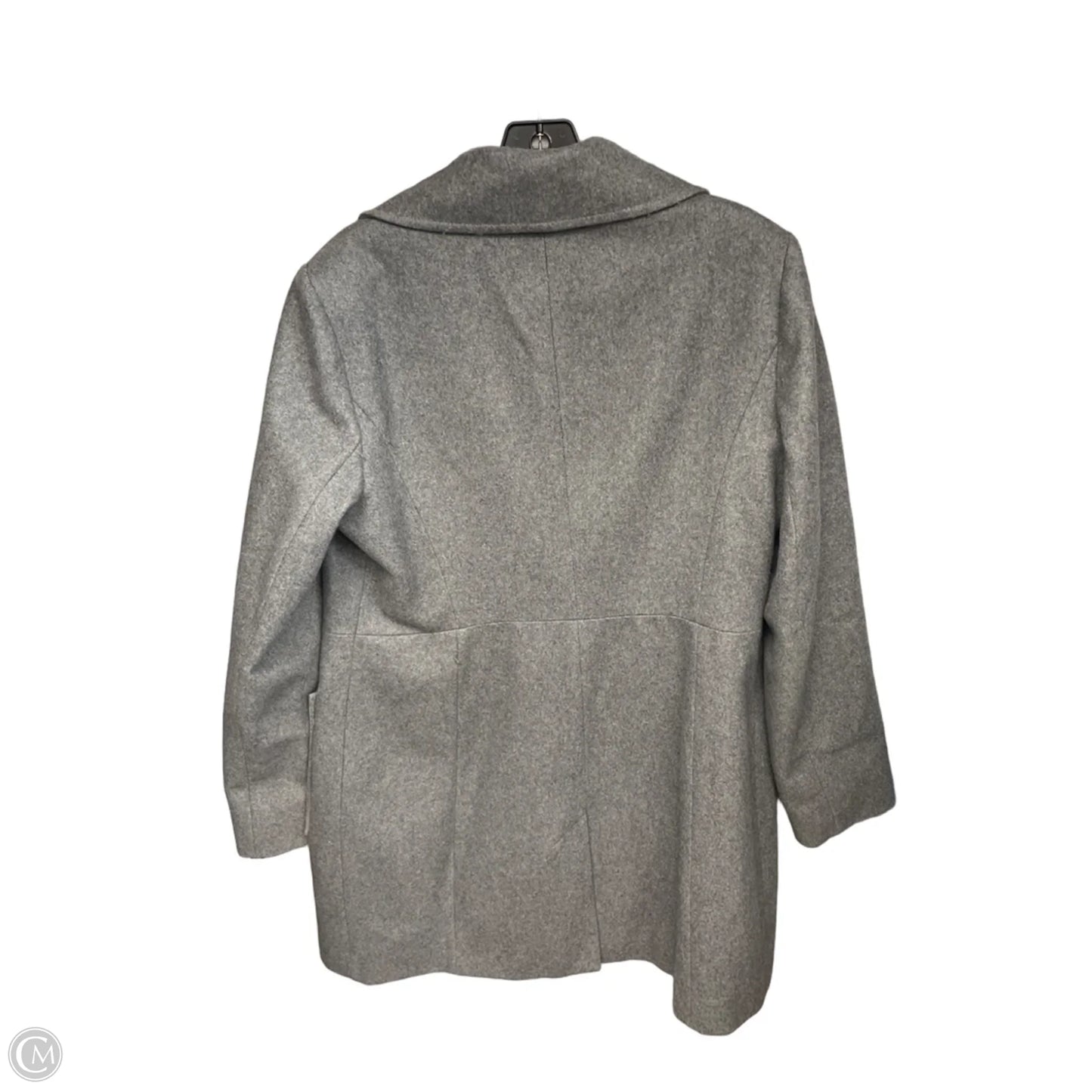 Jacket Designer By Michael Kors In Grey, Size: L