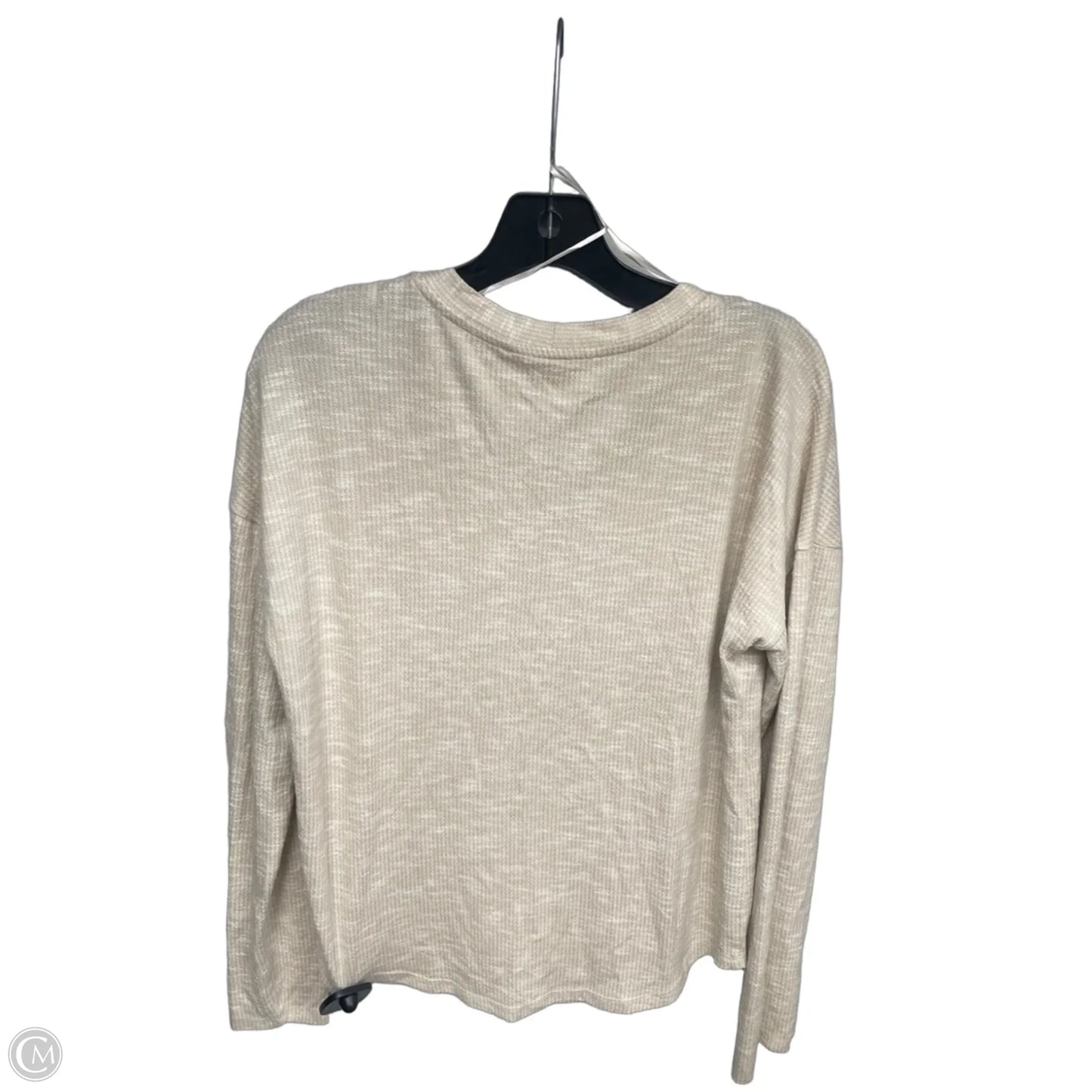 Top Long Sleeve By Hippie Rose In Beige, Size: M