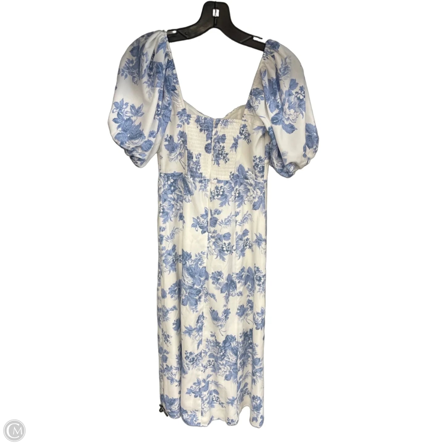 Dress Casual Maxi By Abercrombie And Fitch In Blue & White, Size: Xs
